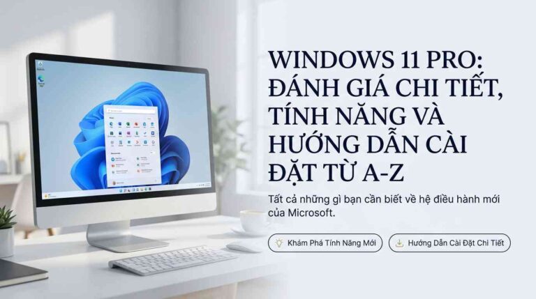 Windows 11 Pro: Đánh giá chi tiết, Tính năng và Hướng dẫn cài đặt từ A-Z