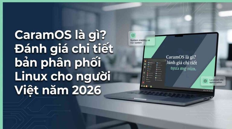 CaramOS là gì? Đánh giá chi tiết bản phân phối Linux cho người Việt năm 2026