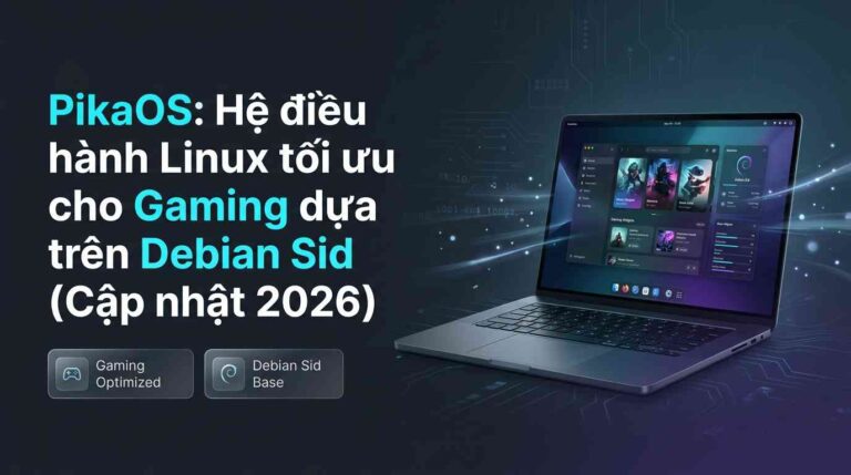 PikaOS: Hệ điều hành Linux tối ưu cho Gaming dựa trên Debian Sid (Cập nhật 2026)