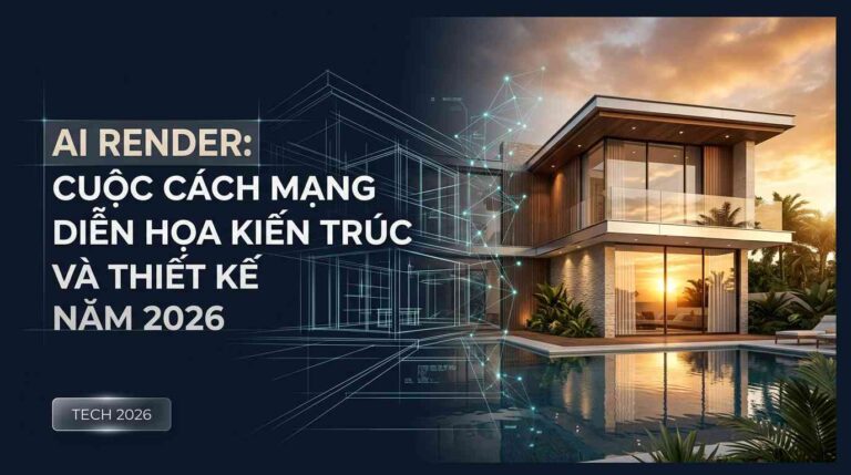 AI Render: Cuộc Cách Mạng Diễn Họa Kiến Trúc Và Thiết Kế Năm 2026